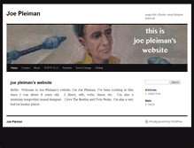 Tablet Screenshot of joepleiman.com